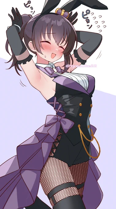 とんでもコラボ衣装に色々ふっきれたバニー肇ちゃん