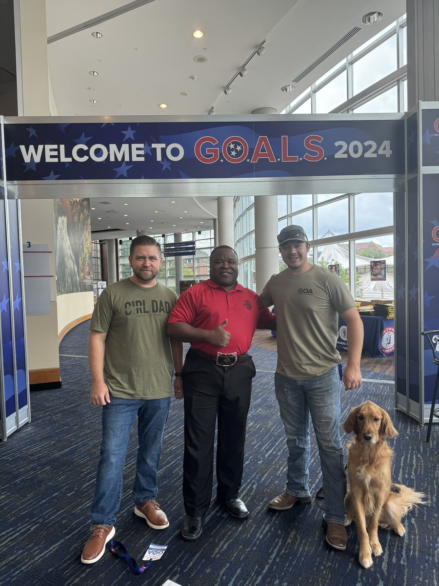 Got a chance to chat with my good friend Kyle Rittenhouse at #GOALS2024 in Knoxville, TN today.  #2A #BumpStock