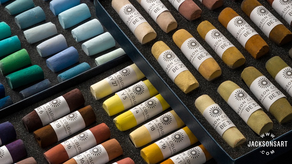 jacksons_art's tweet photo. Unison Colour Soft Pastels contain the highest possible pigment and very little binder, making them smooth, velvety, and vibrant – even when blended. Discover the range: https://t.co/FNXOYIgpw4 #artmaterials #pastels #softpastels #unisoncolour https://t.co/Z0wS1l8EVX