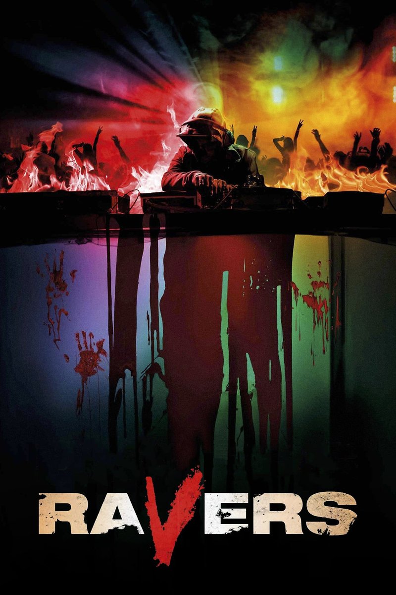 Brett's tweet photo. 20.
Ravers
When a contaminated energy drink turns an illegal rave into a nightmare, a germaphobic journalist has to overcome her deepest fears to get her friends out alive. #RaversMovie
#Letterboxd: https://t.co/MeWUQ4yAP7
#100HorrorMoviesIn92Days: https://t.co/F86SOR3Xyo