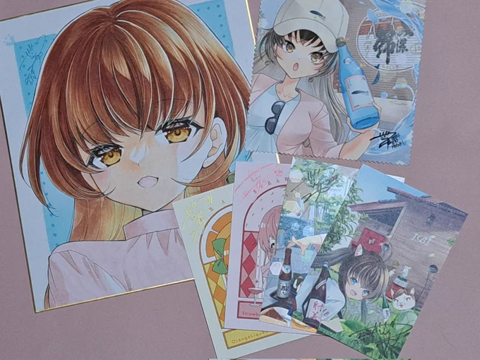 大色紙BOOTHに追加しました。片方はセットですーご縁がありましたらよろしくお願いします 