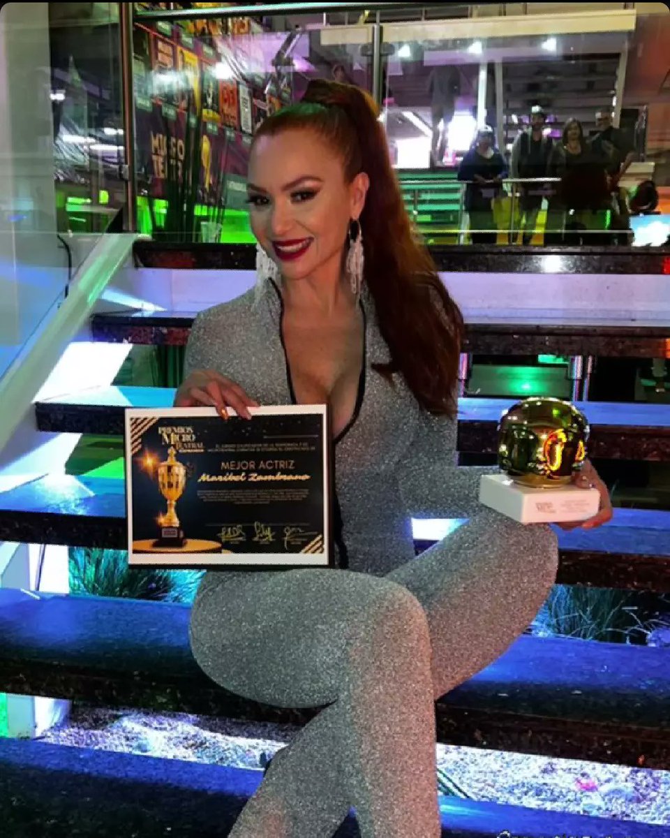 #RadarDeMamis🔥 ¡Felicidades mi bella y talentosa <a href="/zambranomaribel/">Maribel Zambrano.</a> por ganar como Mejor Actriz en los Premios Micro Teatral Caracas por tu interpretación en la obra "Final Felíz"" ¡Eres y serás siempre la mejor! 😍🏆👏 <a href="/SexionPrivada/">Sexión Privada</a>
