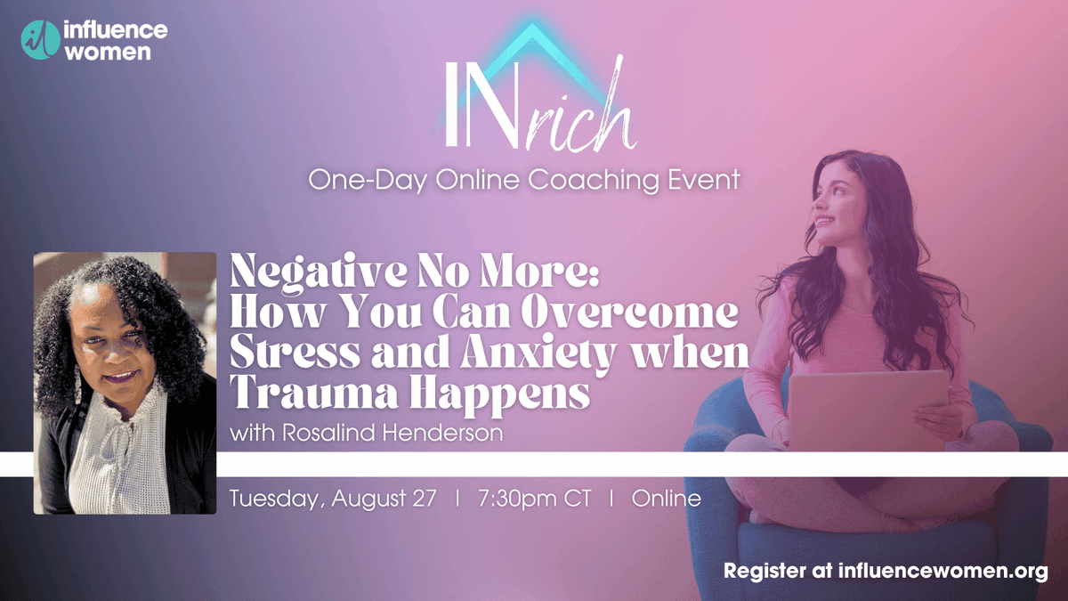 KathleenCookeLA's tweet image. Has some trauma interfered with your life? Want to overcome it &amp;amp; shake off the negative effects? Join me &amp;amp; #Influencewomenglobal for this outstanding webinar on Tuesday, August 27th. Overcome #negativethoughts #suffering #turmoil #disruption 

#influencelab
