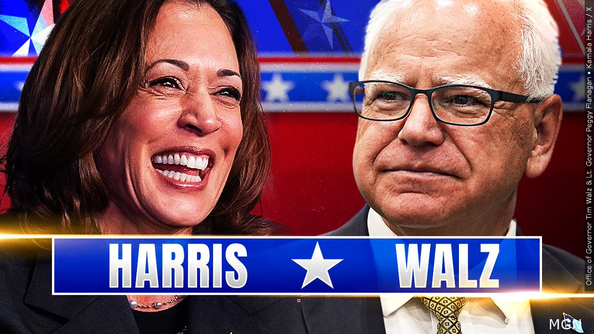 RustySuretteTV's tweet photo. Democratic presidential nominee Kamala Harris and her running mate, Tim Walz, will campaign by bus in southwestern Pennsylvania before they arrive in Chicago for their party's political convention.

📺Will you be watching this week?

(Continued below 🔽) https://t.co/xnjh4JDkVL