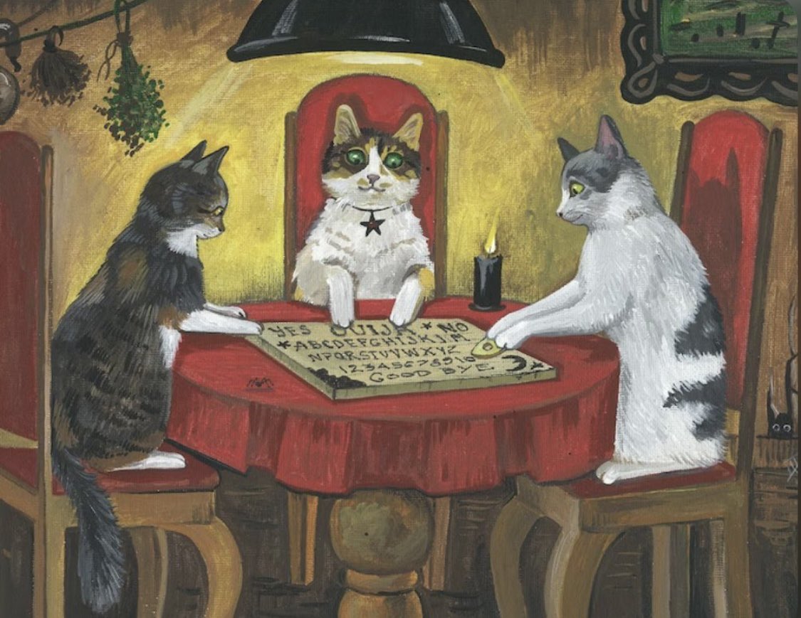 TitaniasRealm's tweet photo. What cats do when they're home alone https://t.co/YNj9lipNlH