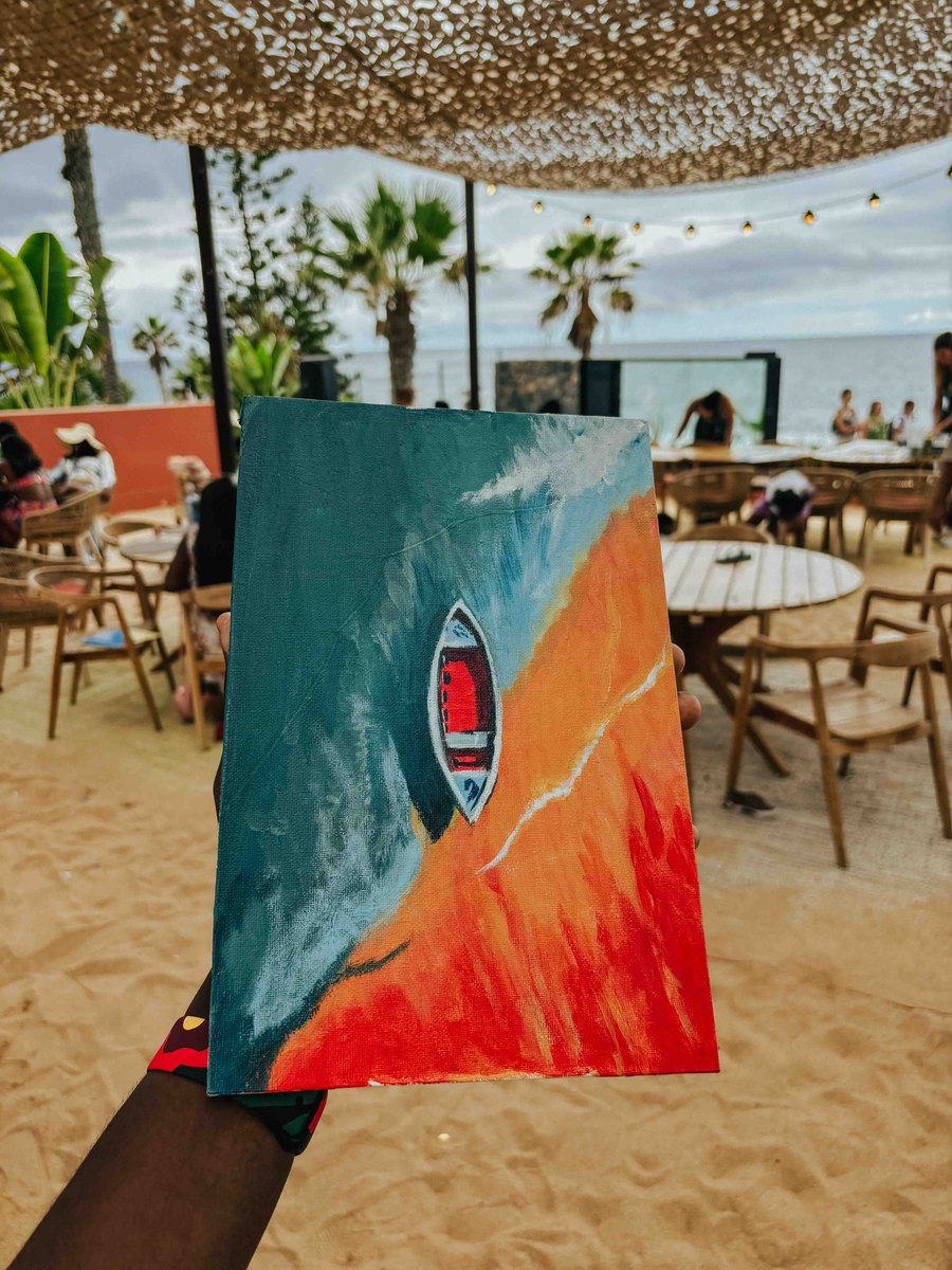 7thgoro's tweet photo. "Brush strokes, wine sips, and a masterpiece in the making- who knew art could taste this good?
*SipAndPaint *Picasso is currently shaking lol https://t.co/dTXU363ESS