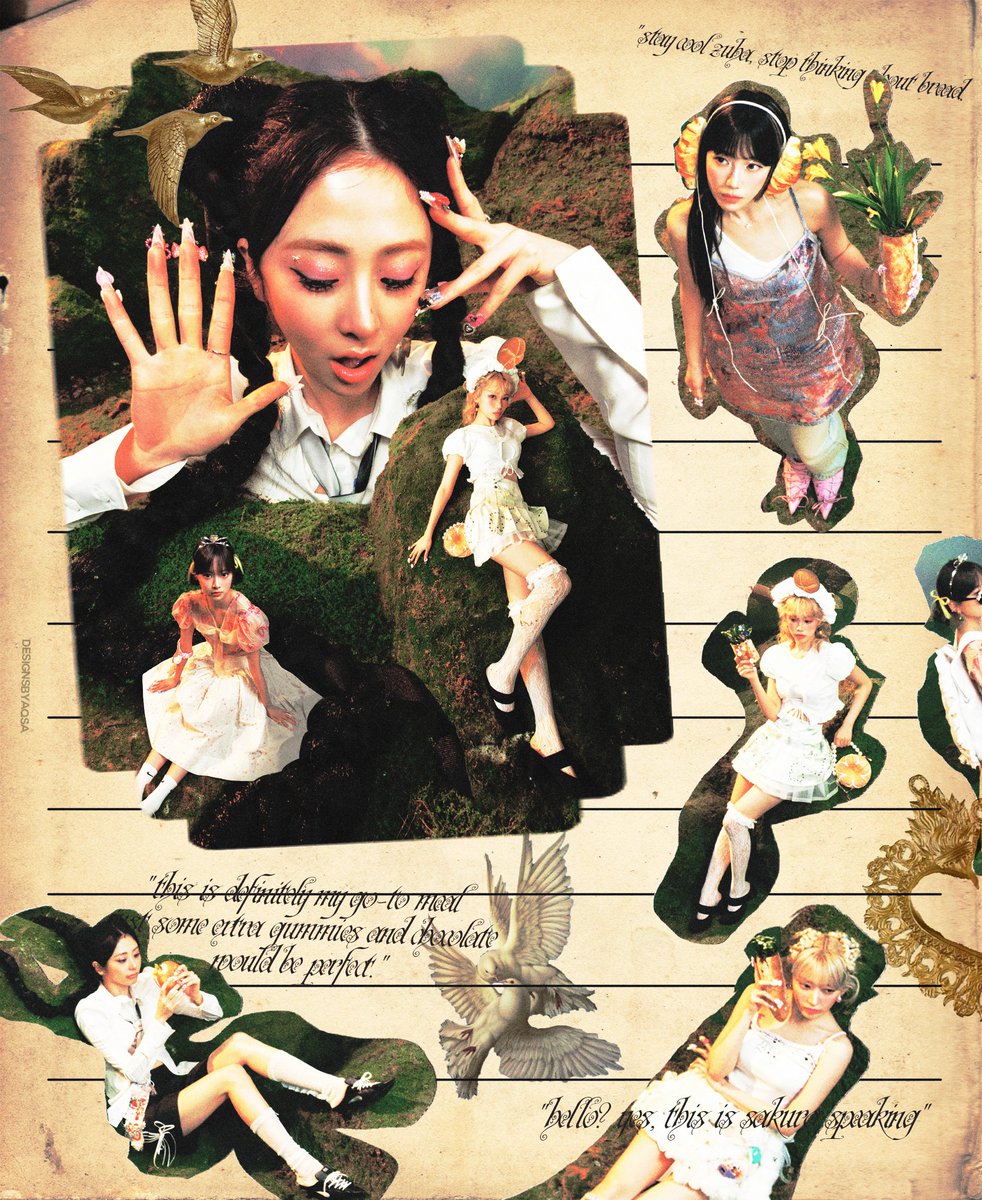 designsbyaqsa's tweet photo. LE SSERAFIM 'Odd Fairy Floss' Fairytale book design

#LESSERAFIM #yunjin #eunchae #kazuha #chaewon #kpop #sakura https://t.co/sofpqMs9cG