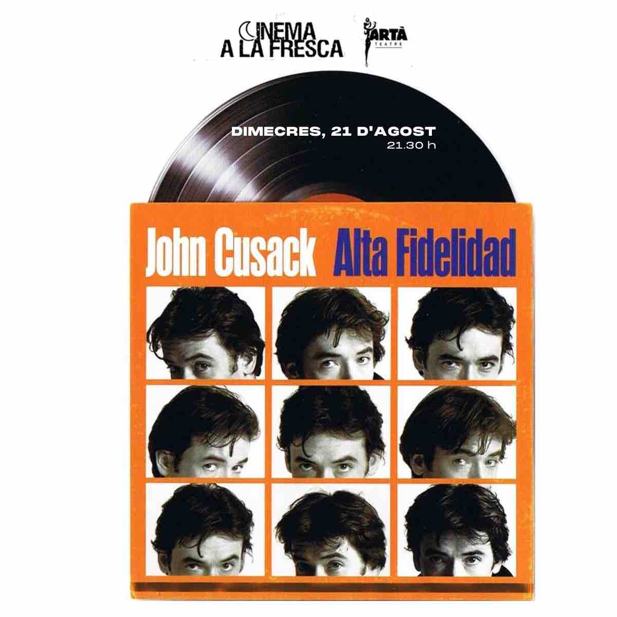 🌙🎬 Aquest pròxim dimecres, 21 d'agost, a partir de les 21.30 h, tenim programada la projecció de la pel·lícula #AltaFidelitat dins del cicle de #CinemaALaFresca.
📍Lloc: A la terrassa del Teatre
🎟Preu: Gratuït
🎧Sona bé ! No hi falteu! 😜🤩