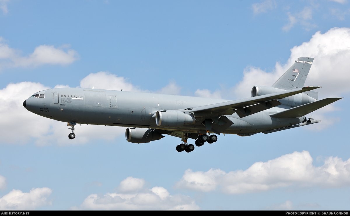 CoronetEast's tweet image. Six 125FS F-16s arrived at Atlantic City #KACY from Keflavik #BIKF as #TREND11 flight, August 18th 2024. Supporting #ALTRV Coronet East 058 was KC-10 #ROMA64 (86-0031) to Pease ANGB #KPSM. This will probably be his last Coronet mission as this aircraft will be retired next month.