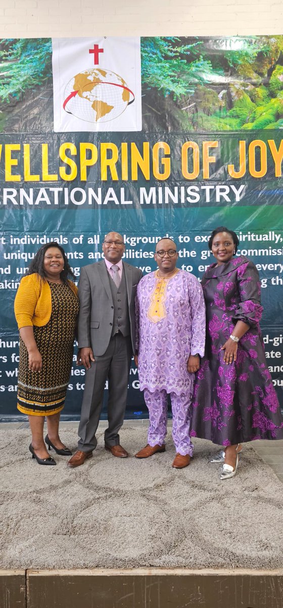 AmbWarui's tweet photo. My doting wife and I attended a church service at Wellspring Church Coventry, with a message "Breaking the Limitation." We appreciate Bishop Kahihu and Rev Julia for hosting us today  in their church in Coventry. https://t.co/OXq3ze45S2