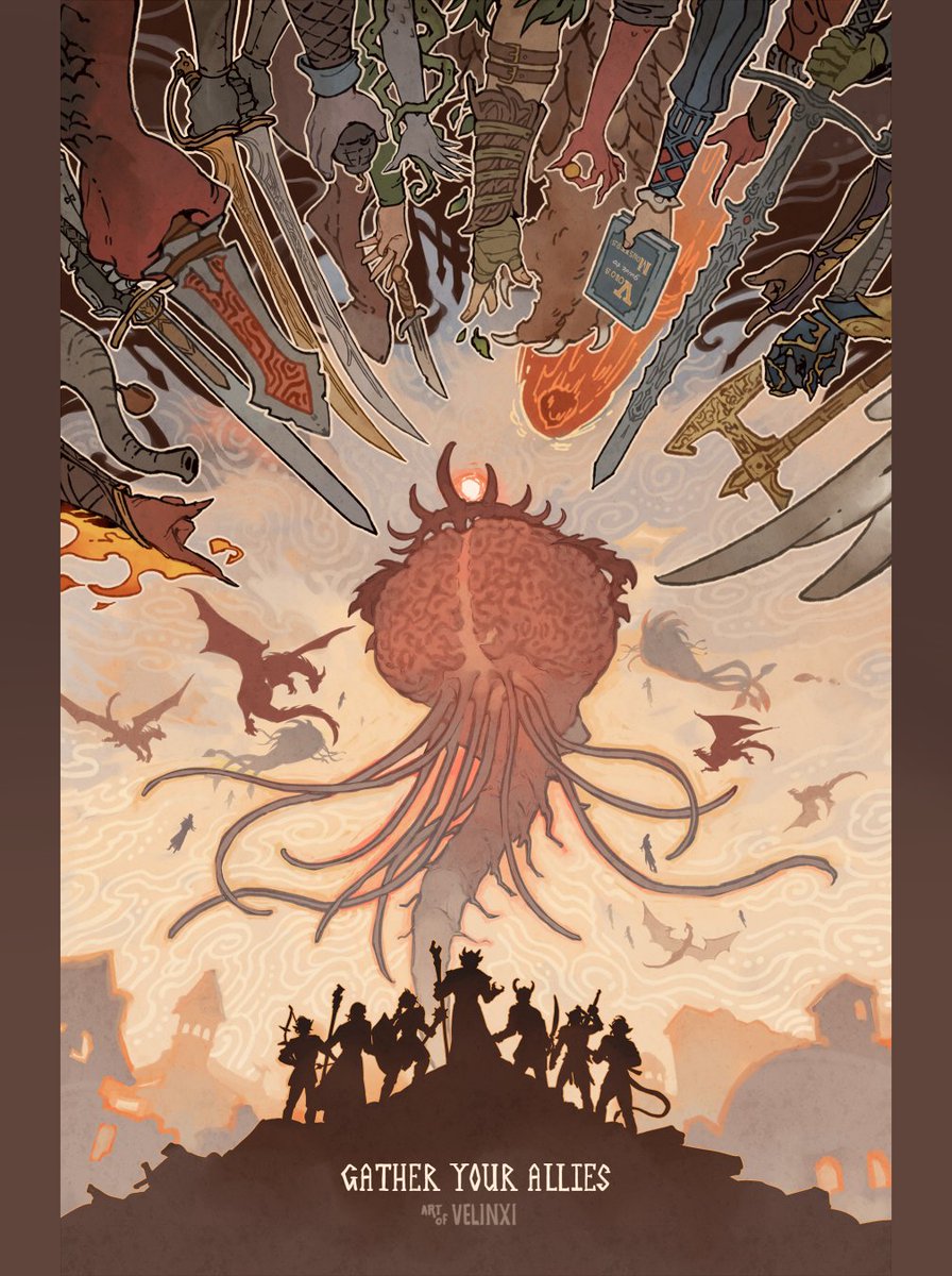 Velinxi's tweet image. You carried me once, friend, and now I'll carry you.
#bg3