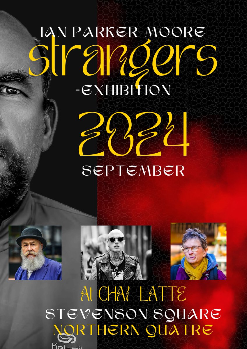 Im excited to annouce my very first photograph exhibition to be held in Manchester at Chai Latte in Stevenson Square in the Northern Quatre. September 2024

#Manchester #streetphotograohy #portraits #people1  #manchesterfolk
