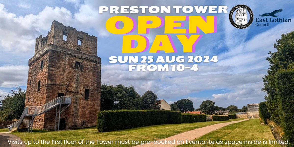 In HUGELY exciting news, after decades of permanently locked doors and completion of £1m repairs, our beloved Preston Tower will be welcoming its first visitors inside next weekend!🥳

Places are FREE, but space limited due to capacity

Booking essential👇
eventbrite.com/e/preston-towe…