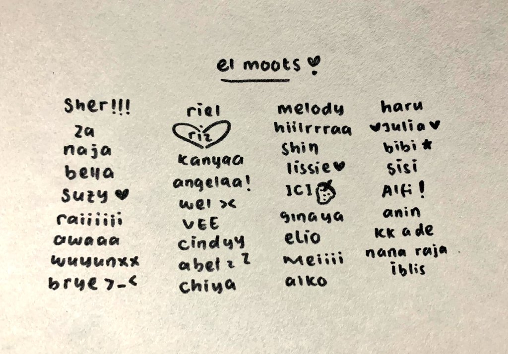 i love my moots ⭐