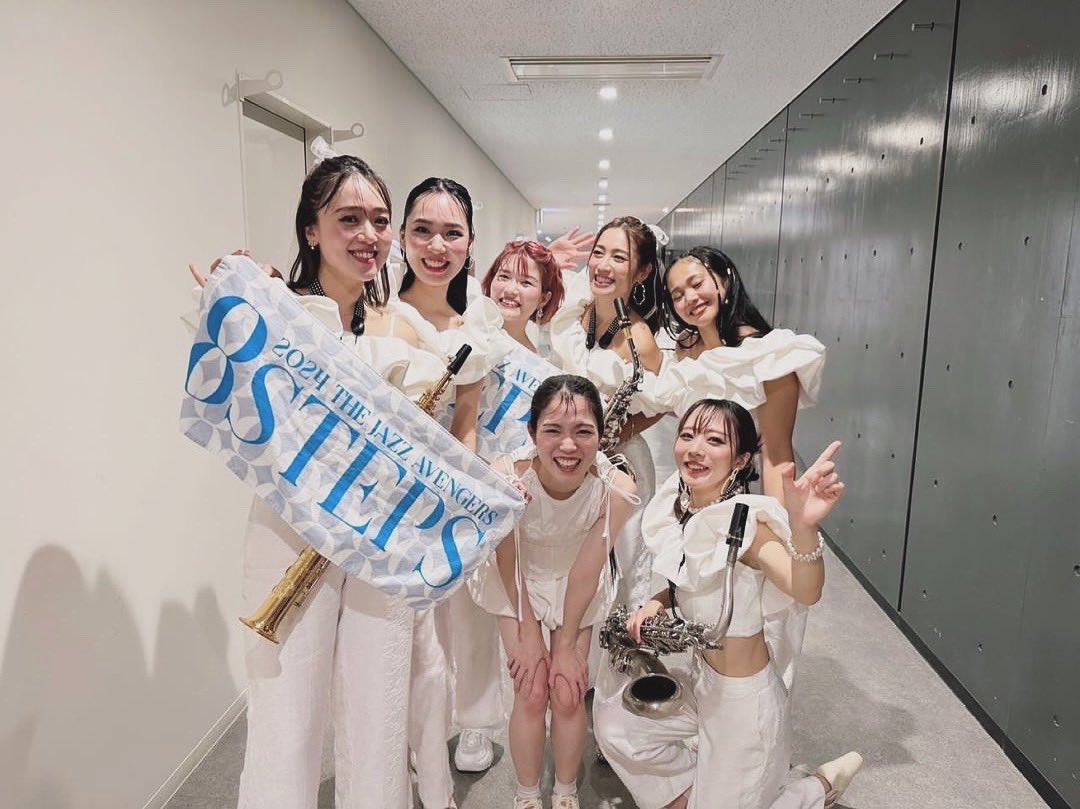 aminakazono's tweet image. ジャズアベツアーin名寄🪽コラボした名寄高校吹奏楽部のみんなからほんっとにパワーもらいました🤍みんなありがとうー✨また会おうね！！！！

#ジャズアベ