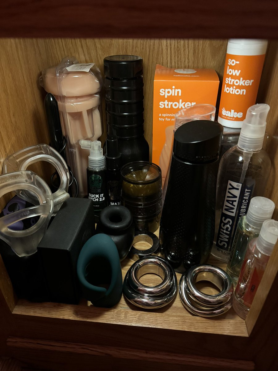 I’m gonna need to find a bigger place soon for all my dong toys, bros!