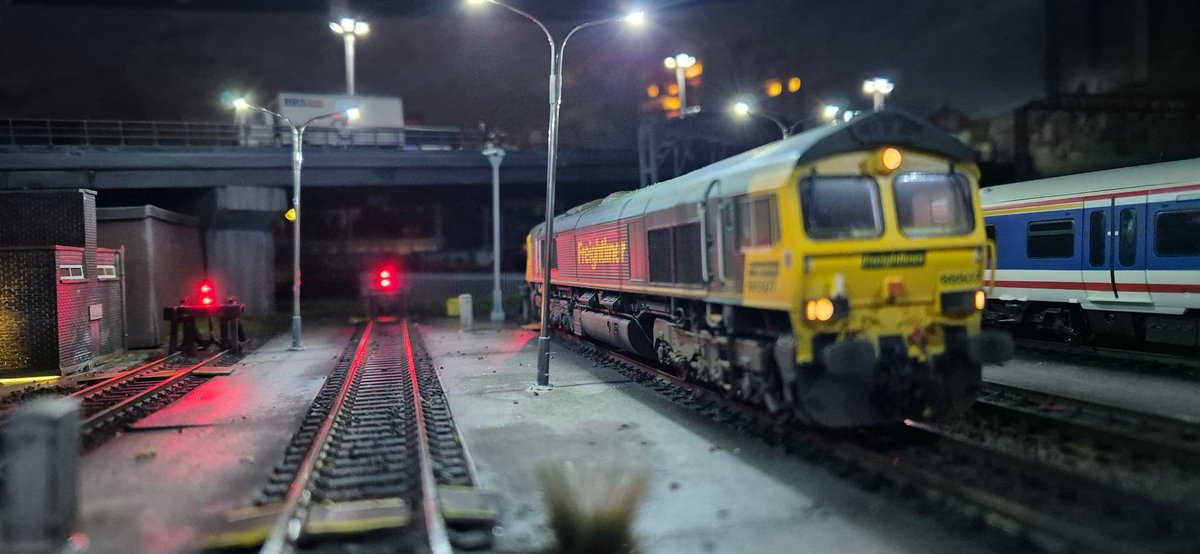 Got the depot lights wired in