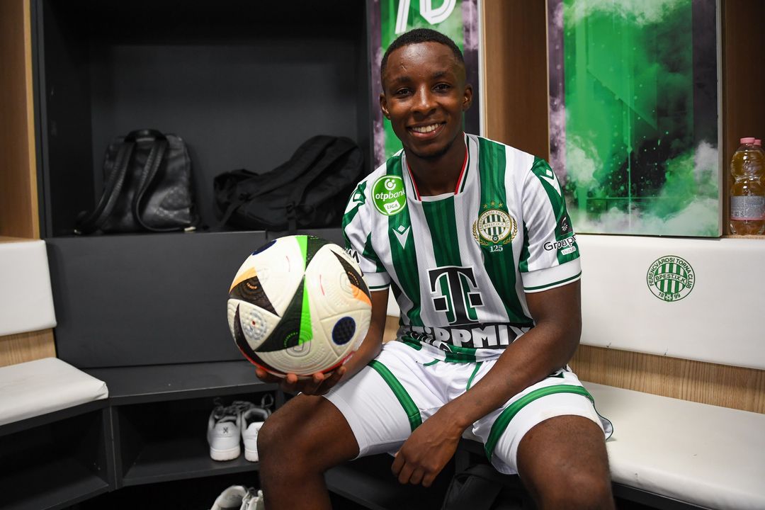 thisisiom's tweet image. Did someone order a match winner?? 🔥⚽ @thetosinkehinde 💚🤍 #ClutchGene #TK24 #Fradi