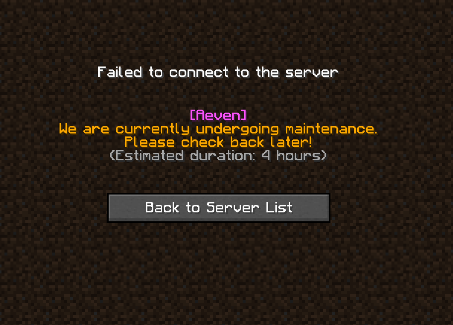 AevenMC's tweet photo. Big changes and bug fixes on the way, hang tight! https://t.co/8YaLZnMSwL