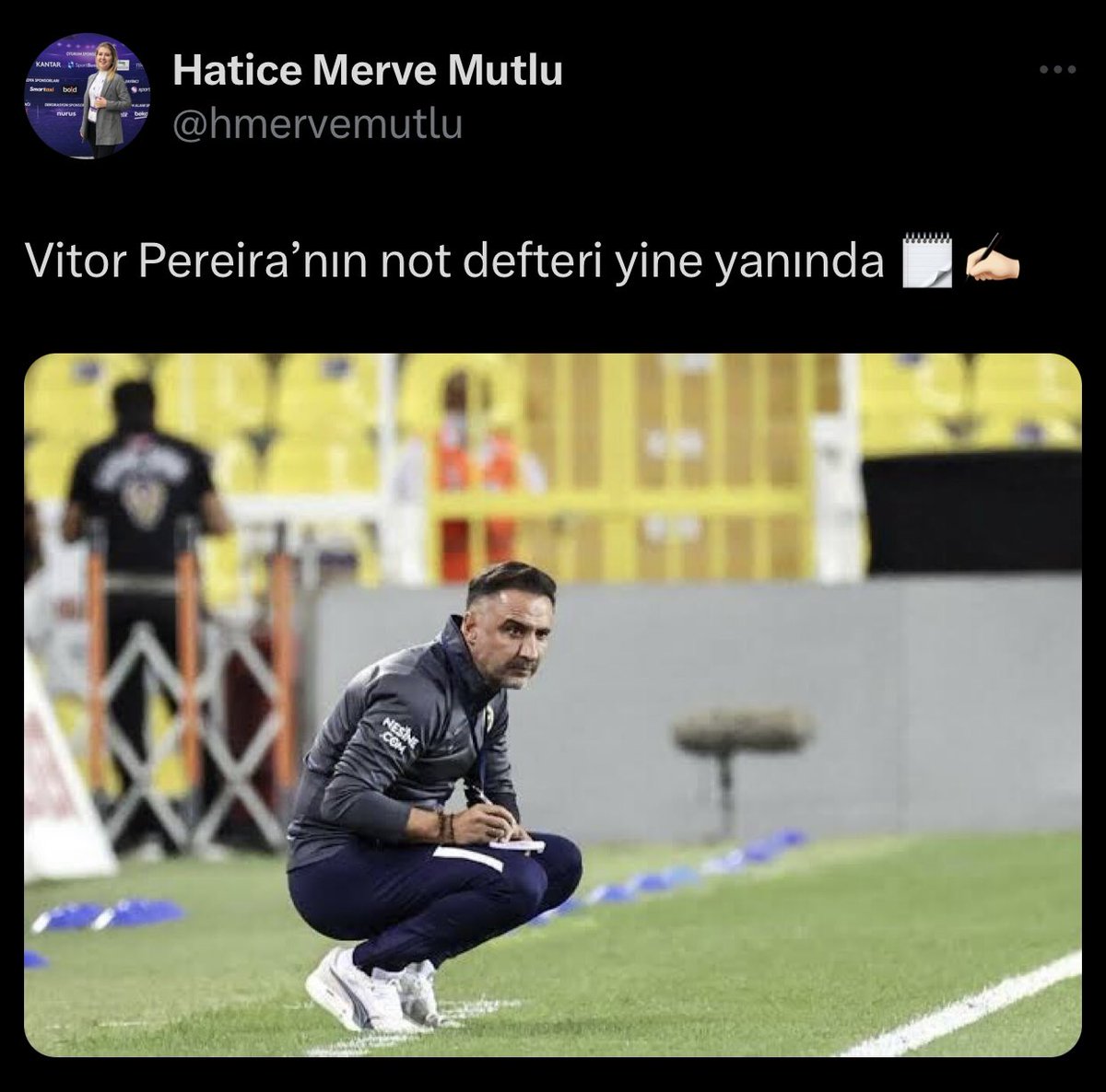 🔙 Jose Mourinho’nun not defterini görünce aklıma gelen görüntü 😊