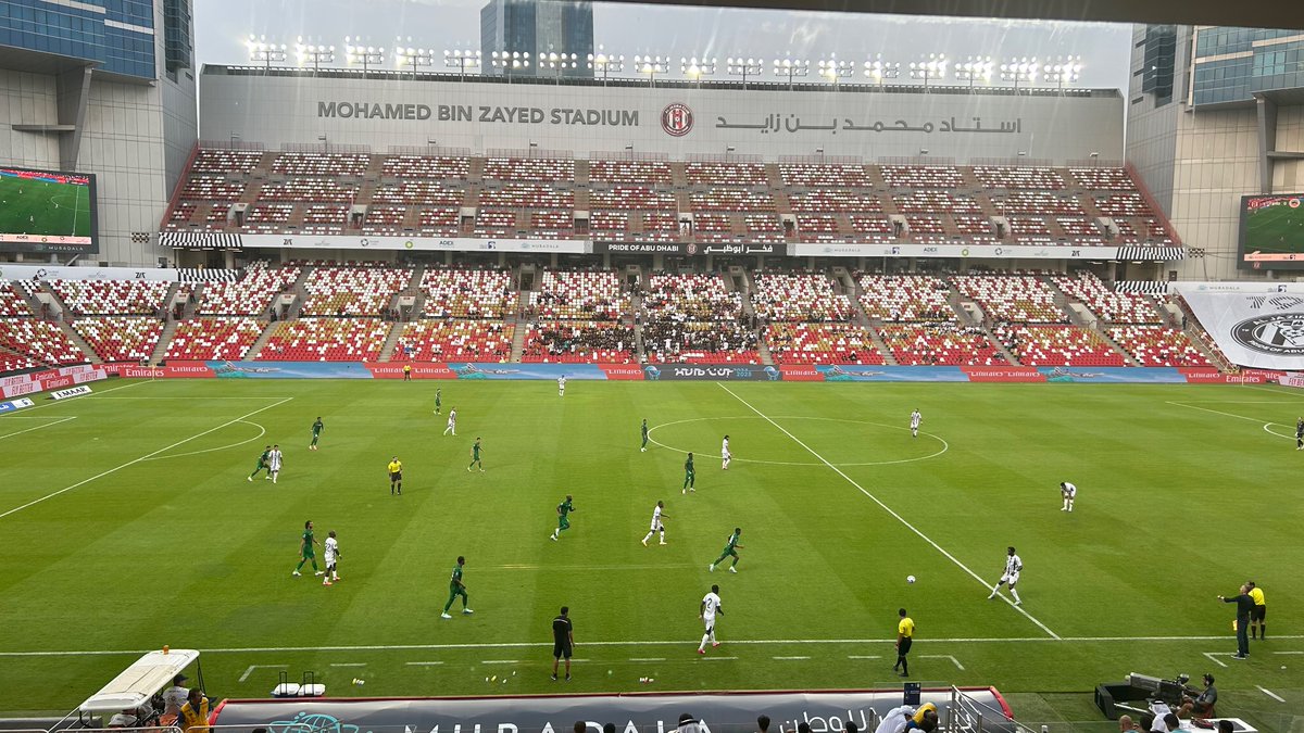 Watching Al Jazira beat Al Bataeh is the scorching heat of Abu Dhabi. Much respect for all the players! Great win and a pleasure to be at the match! <a href="/AlJaziraFC_EN/">Al Jazira Club</a> <a href="/aljazirafc/">نادي الجزيرة</a>