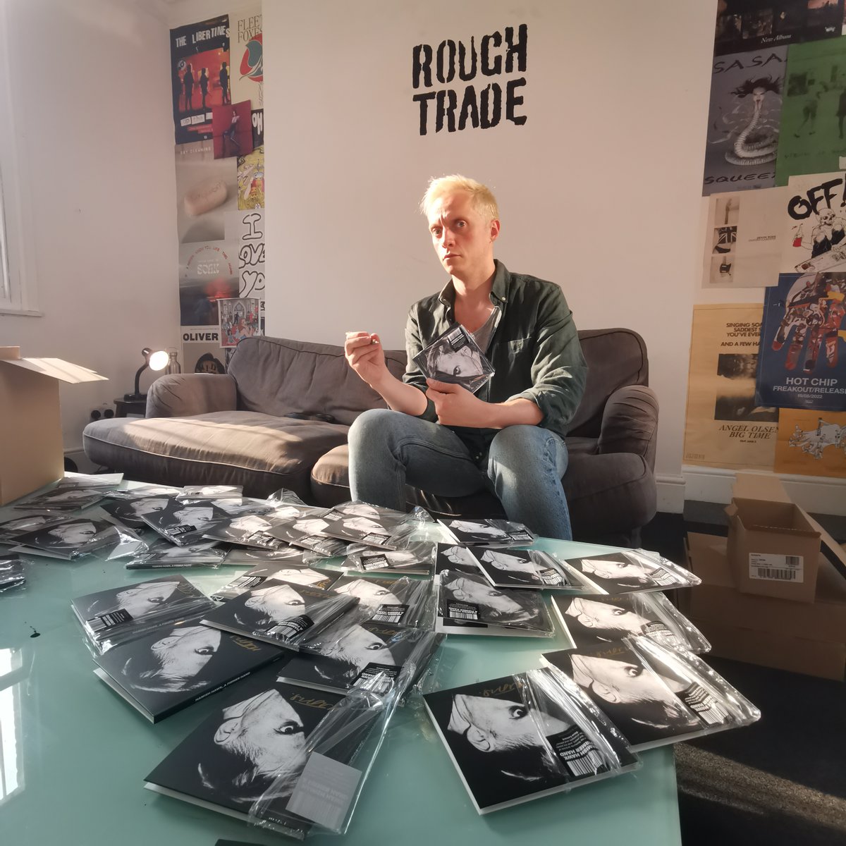 Hamish Hawk (@hhawkofficial) on Twitter photo After a life-affirming gig at <a href="/RoughTrade/">Rough Trade</a> East last night with an impossibly humbling intro from the diamond gent <a href="/steve_lamacq/">Steve Lamacq</a> , we have reached @roughtrade Nottingham! In 43 mins we'll take the stage for our sixth performance on the Firmer Hand tour - see you there! HH x After a life-affirming gig at <a href="/RoughTrade/">Rough Trade</a> East last night with an impossibly humbling intro from the diamond gent <a href="/steve_lamacq/">Steve Lamacq</a> , we have reached @roughtrade Nottingham! In 43 mins we'll take the stage for our sixth performance on the Firmer Hand tour - see you there! HH x