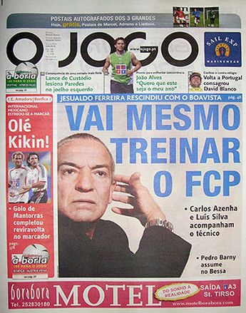 CapasFCPorto's tweet photo. Faz hoje 18 anos que Jesualdo Ferreira foi anunciado como treinador do FC Porto
O "Professor" fez história ao ser o primeiro treinador português a conquistar 3 campeonatos consecutivos
Conquistou mais duas Taças de Portugal e uma Supertaça nos 4 anos em que esteve no FC Porto. https://t.co/nGedoR2b6T