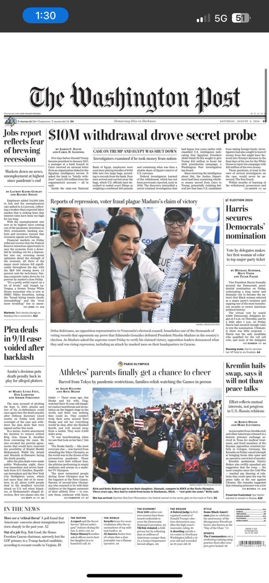 pimentonrojoy's tweet photo. THE WASHINGTON POST...portada 03/08 https://t.co/5UpEOrBRZp