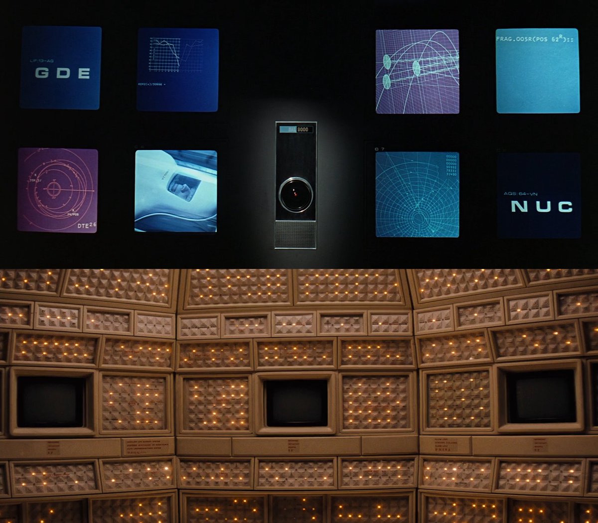 HAL 9000 and Mother.