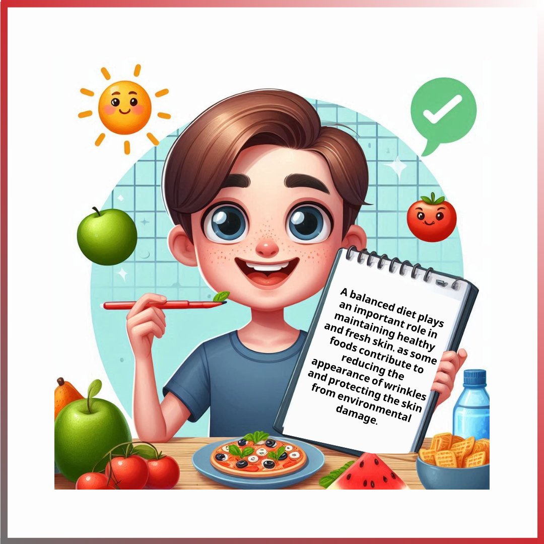 RaitiMedical's tweet photo. The Impact of Proper Nutrition on Skin Health
A #balanced_diet plays a fundamental role in enhancing #skin_health and maintaining its radiance and glow. Consuming foods rich in essential nutrients such as #vitamins, #minerals, and fatty acids helps reduce the appearance of wrinkles, improve skin elasticity, and #protect_the_skin from environmental damage, including exposure to ultraviolet rays and #pollution.
#RAITI
#RAITI_MEDICAL
#Vitamin_C: This powerful antioxidant aids in collagen production, which maintains skin elasticity and strength. Consuming citrus fruits like oranges and strawberries contributes to reducing wrinkles and enhancing skin radiance.
#Vitamin_E: It protects the skin from sun damage and promotes skin healing. Vitamin E can be found in nuts, seeds, and vegetable oils.
#Omega_3 Fatty Acids: These help maintain the skin’s natural lipid barrier, contributing to hydration and reducing inflammation. Omega-3s are found in fatty fish like salmon and mackerel, as well as in flaxseeds and walnuts.
#Antioxidants: They combat free radicals that cause premature skin aging. Eating leafy greens like spinach and kale, along with drinking green tea, provides strong antioxidants that protect the skin from damage.
Research: article published in INTEGRIS Health demonstrate a strong link between diet quality and skin health. Consuming foods rich in vitamins, minerals, and essential fatty acids not only supports skin health but also enhances its overall appearance and protects against premature aging.
To read the full article, you can visit this link.
https://t.co/yLKAIpbl12
To improve skin health, focus on a balanced diet rich in fruits, vegetables, nuts, and fish. Ensure adequate water intake to maintain internal hydration and limit the consumption of processed foods that may negatively impact skin radiance.