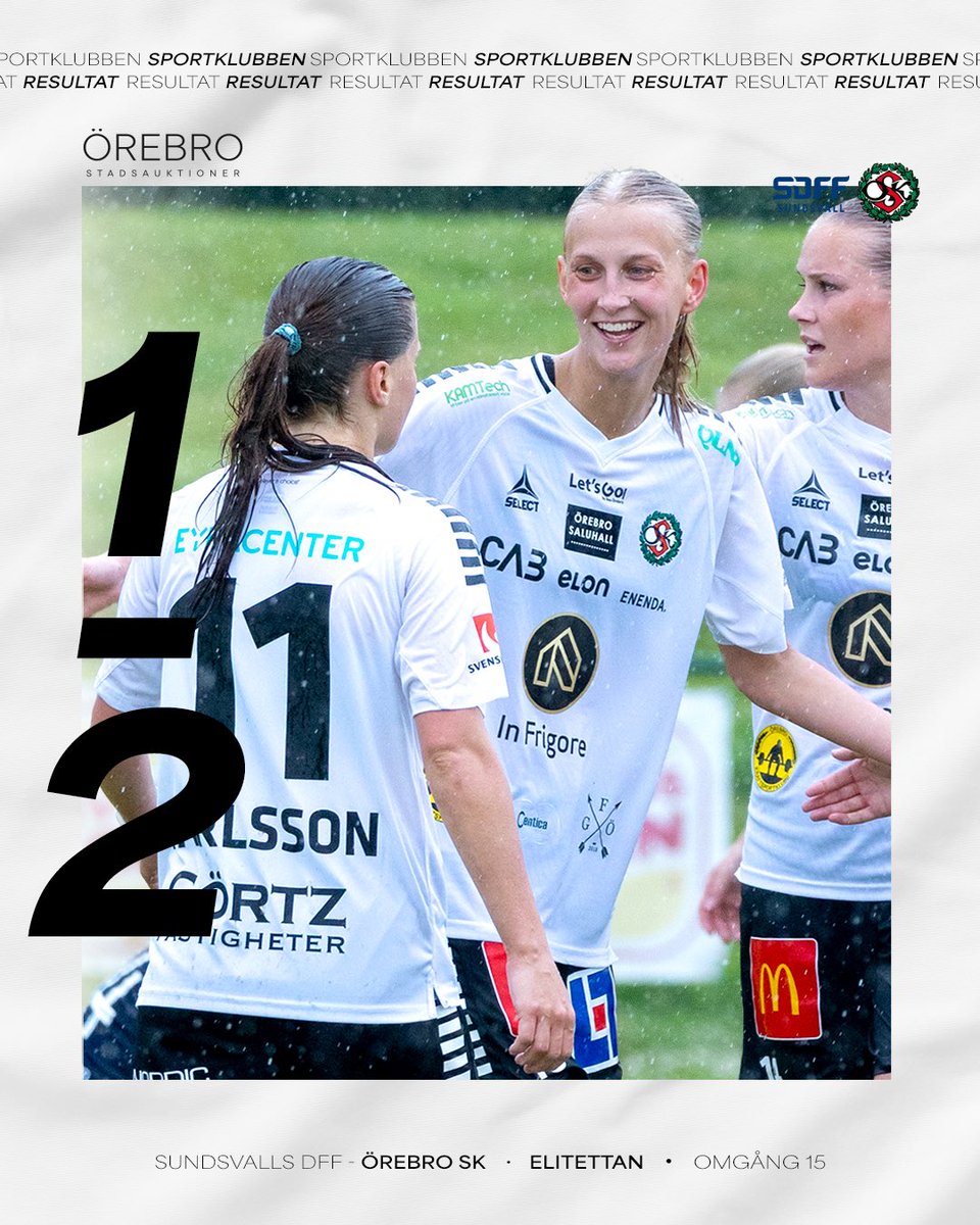 oskfotboll's tweet photo. Viktiga tre poäng in på kontot 🖤🤍

Efter kvittering från Sundsvall avgör Ella Gunnarsson matchen med sitt 1-2 mål 🤩

#framåtörebro https://t.co/iOBDPW5xcq