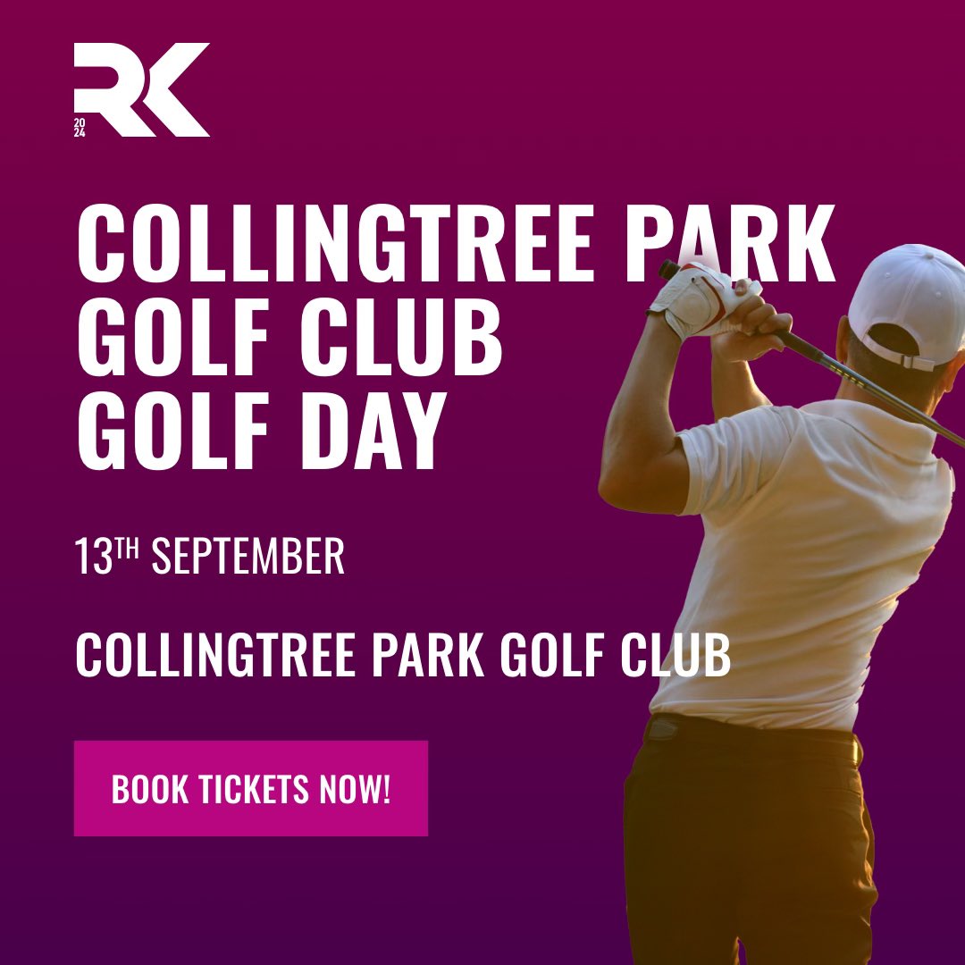 Just a few weeks away from our next event. It’s the <a href="/CollingtreePark/">Collingtree Park Golf Club</a> golf day. ⛳️🏌🏼‍♂️

We only have 2 team spaces left available! So please contact us quickly to secure a team! 🚨