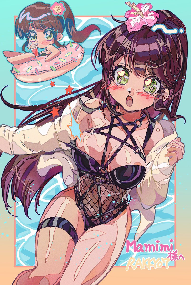 mamimihehe's tweet photo. let’s go to the beach!!! 

꒰ ✎ RAKKYO7  ♡  #drawMamimi ꒱ https://t.co/tXwwUHFmh0