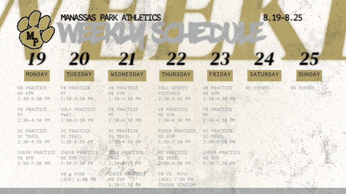 MPark Athletics (@mpcougars) on Twitter photo 