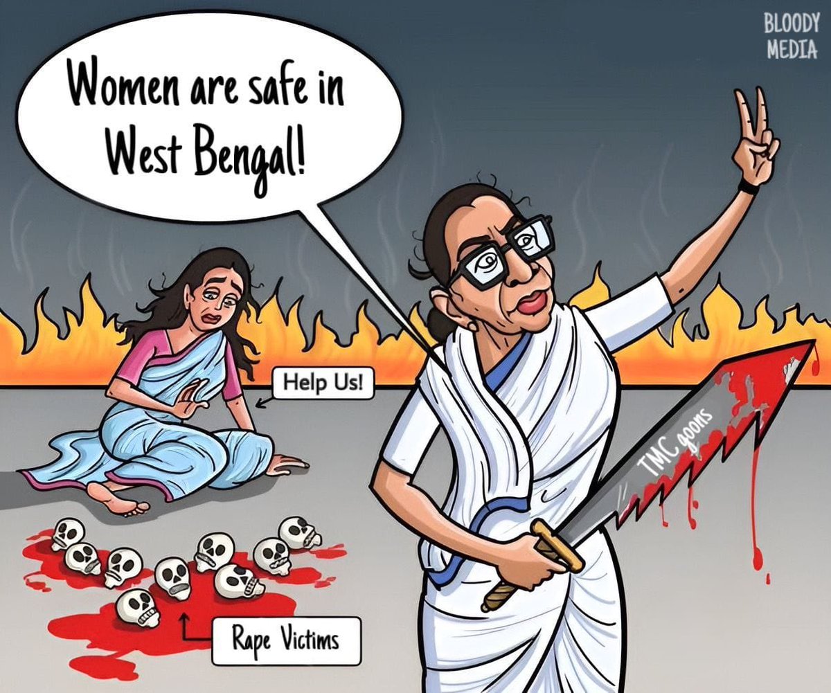 sunil_tweeet's tweet photo. President rule in bengal is call of hour. 
#resignMamta #JusticeForMoumita
#KolkataDoctorDeathCase #ResignNowMamata #JusticeForMoumita 
#WestBengalHorror #Doctors_on_strike https://t.co/6xGlYdenzi