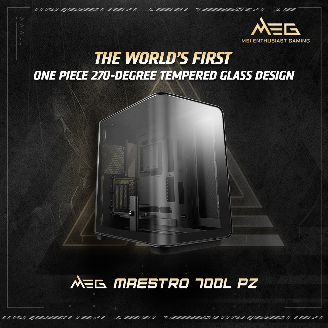 MSI__UK's tweet photo. Gaming First, Innovation First! Gaming enthusiasts who seek excellence, MSI flagship MEG series offers innovation and toptier features, ensuring you always stay ahead.
- MEG Z790 GODLIKE
- MEG 342C QD-OLED
- MEG MAESTRO 700L PZ
- MEG Trident X2 14th

#MEGSeries https://t.co/yDNWikrmJS