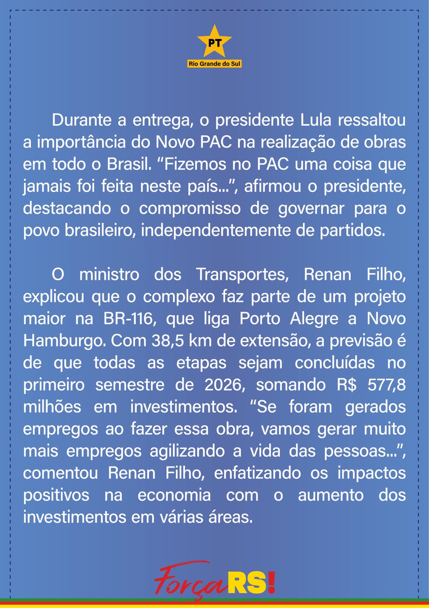PT do Rio Grande do Sul tweet media