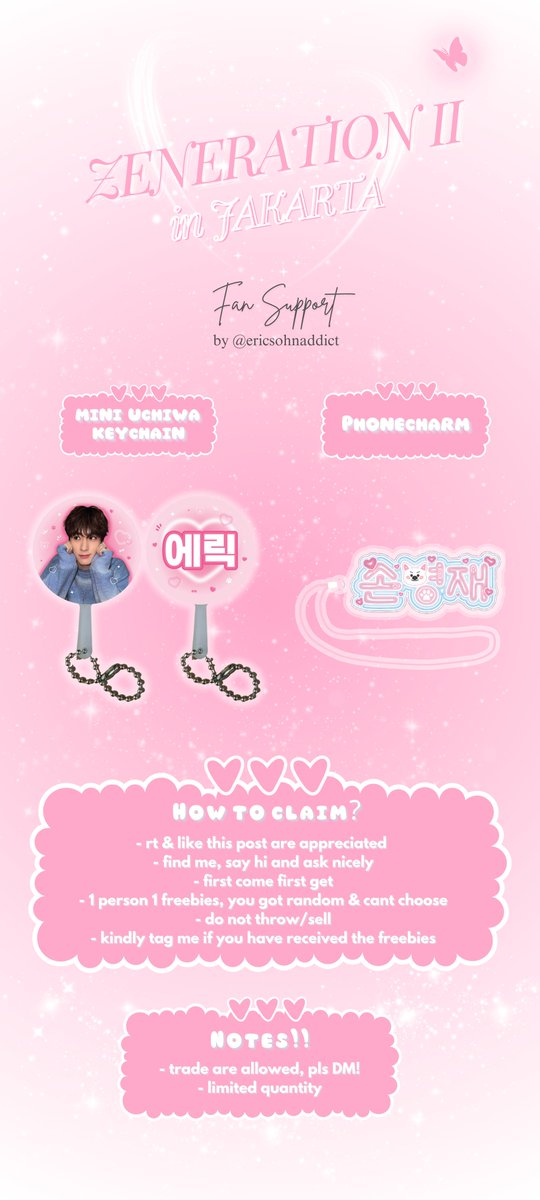ericsohnaddict's tweet photo. ৎ୭  ZENERATION II in JAKARTA ✧˚₊‧ৎ୭

Fan support by @ericsohnaddict

🗓 24 August 2024
📍Tennis Indoor Senayan
🕚 TBA

See you! ৎ୭

#ZENERATION2inJKT https://t.co/k8qM5jplB1