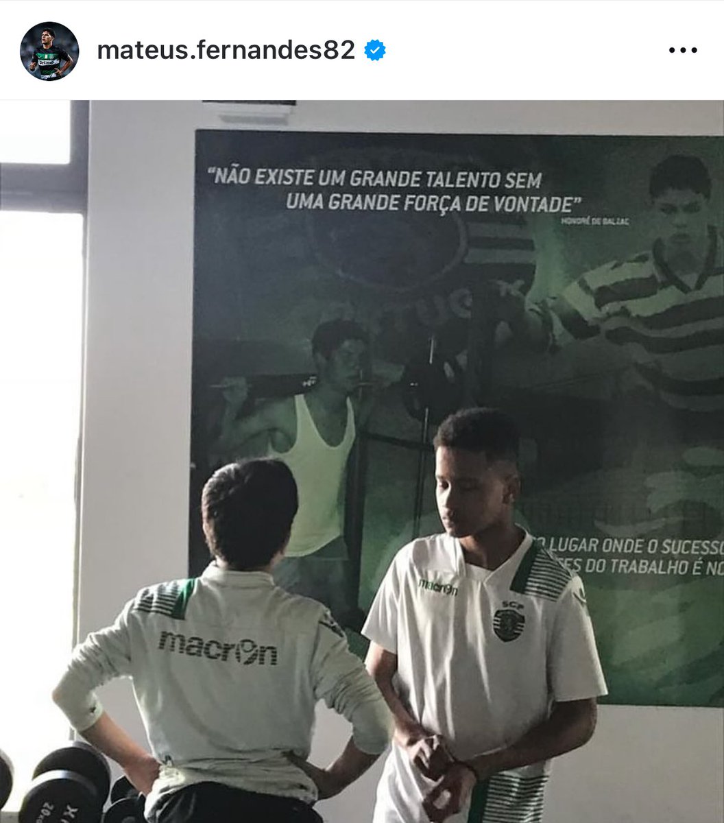 Sporting_CPAdep's tweet photo. A imagem que Mateus Fernandes publicou no dia da apresentação do plantel 2024/25 em Alvalade (Troféu 5 Violinos) 💚 https://t.co/bqm3ocQXwQ