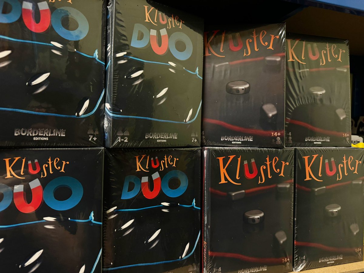 MightyLGames's tweet photo. Kluster is an easy to learn, fun strategy game of magnets and string.
Get your copy in our #Bridlington shop or on our website https://t.co/oTMZq8l9kp
#kluster #magnetGame https://t.co/fEHXwvOvTi