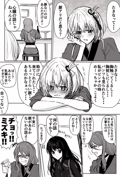 脈ある?ない?ちさたき漫画
#リコリコ 