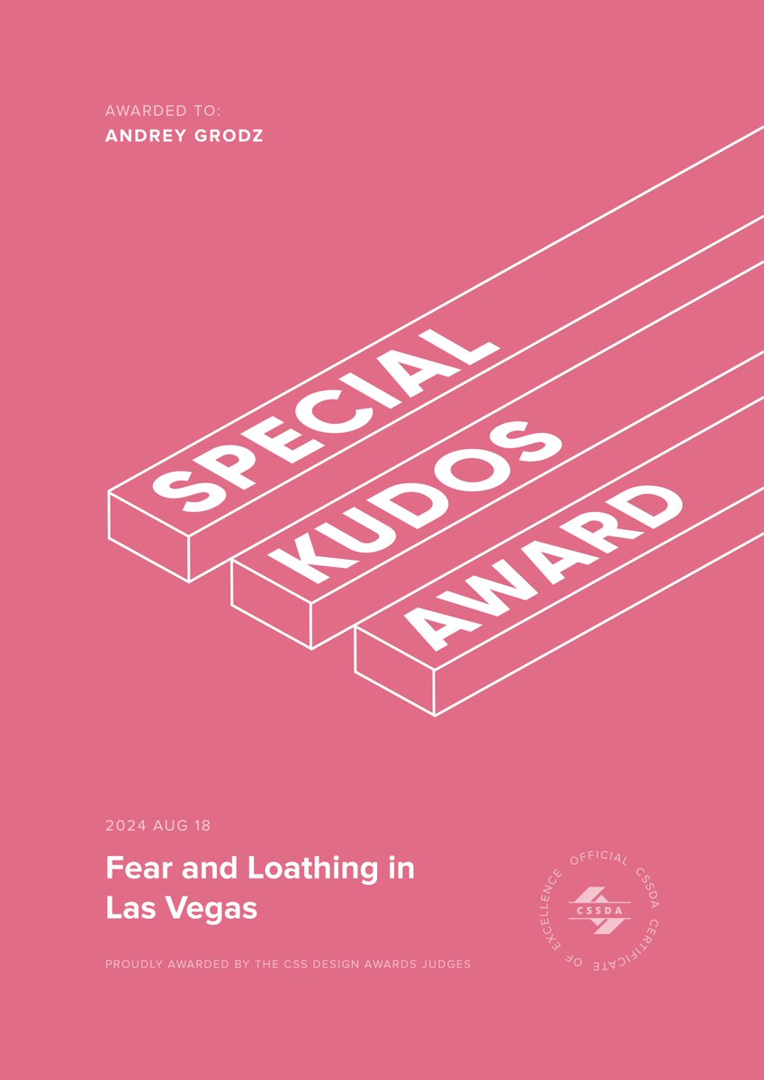 andreygrodz's tweet photo. Yeah 🔥

https://t.co/T50Phnoq8W

#webdesign #awards #inspire #cssda @cssdesignawards https://t.co/cvDCSUYXpB