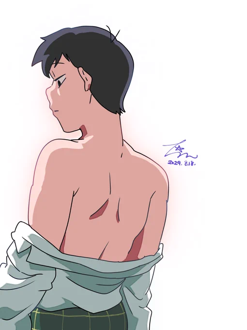 ②首輪-あつしくん③背中-18一松④ゲス顔-18おそ松⑥血-東郷さん 