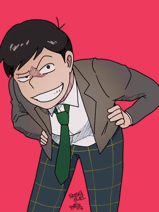 ②首輪-あつしくん③背中-18一松④ゲス顔-18おそ松⑥血-東郷さん 