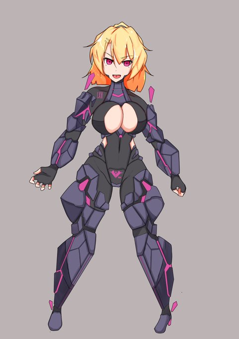 No62 セクストヴァ(ブルートタイラント)
「テュイット姉様のお手を煩わせる屑虫...跪いて頭を垂れるなら四肢を砕いて芋虫の様に這いつくばる程度で許して差し上げますわよ?」
かつての親友に攫われ、新たな魔砲隷女として現れたそれは先輩魔砲隷女の装束を基本として更に白兵能力を向上させている。 