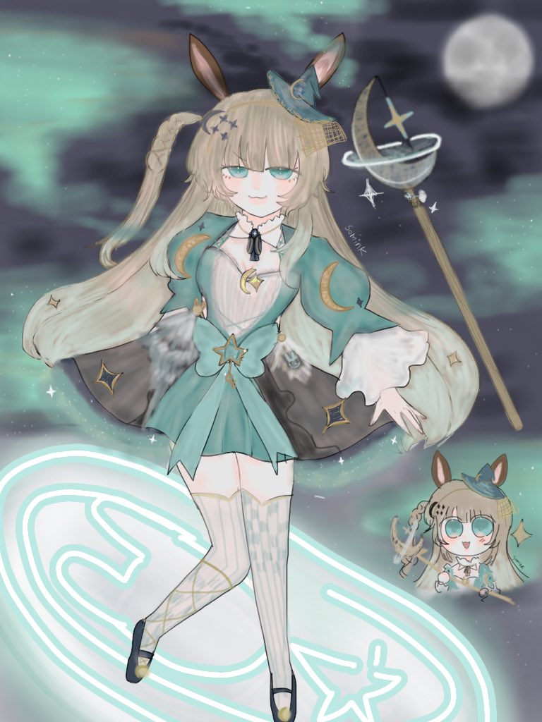 inkowoll's tweet image. #ReWRITE_contest สาวน้อยเวทมนต์เวทดวงใจ 
ส่งค่ะ😔🤲🏻✨