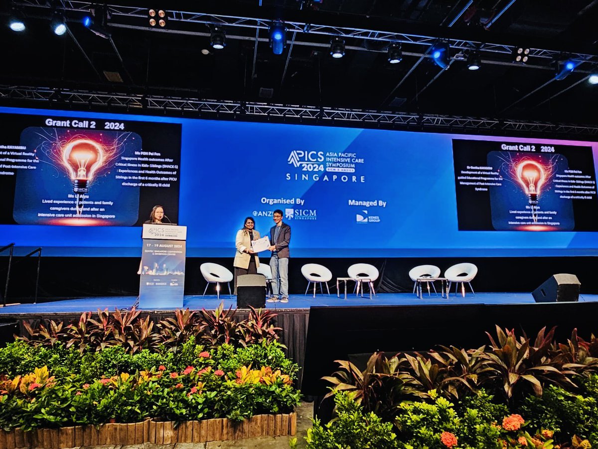 Thrilled to have won the #SICM pitch for fund at #APICS2024. Exciting work to be done in management of #PICS. Placing #AHP out there in the realm of #icurehab research work!