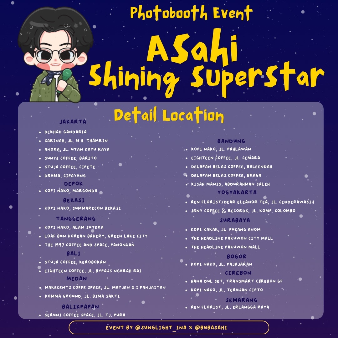 sunlight_ina's tweet photo. ⋆.˚✮ 𝐀𝐬𝐚𝐡𝐢 𝐒𝐡𝐢𝐧𝐢𝐧𝐠 𝐒𝐮𝐩𝐞𝐫𝐬𝐭𝐚𝐫 ✮˚.⋆
  
𓍼ᴘʜᴏᴛᴏʙᴏᴏᴛʜ ᴇᴠᴇɴᴛ ꜱᴘᴇᴄɪᴀʟ ᴀꜱᴀʜɪ’ꜱ ᴅᴀʏ ʙʏ @sunlight_ina x @bubasahii

🗓️ 14 - 27 August
📌 @Pictple_

Let’s celebrate our Asahi’s bday and kindly tag us if you use this frame🤍

#아사히 #TREASURE https://t.co/eMpNeqZiRc