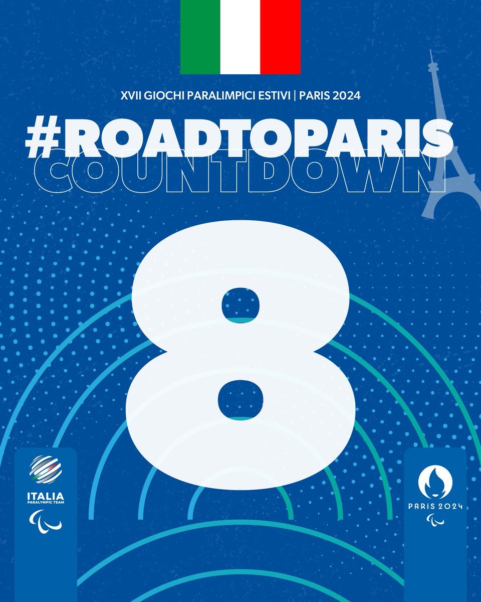 Otto giorni ai Giochi Paralimpici Estivi di Parigi 2024

📝 Avete preso nota?

👉 Da mercoledì 28 agosto a domenica 8 settembre segui con noi le gare in diretta su Rai2 #reteparalimpica