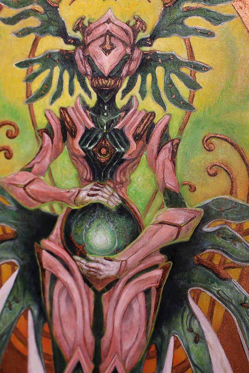 Jade. Oil paint. 20x40cm.
I've been working on this for awhile but refrained posting anything because spoilers. Jade quickly became one of my favourite frames in design and playstyle so I wanted to do something special for her.
#Warframe #warframefanart